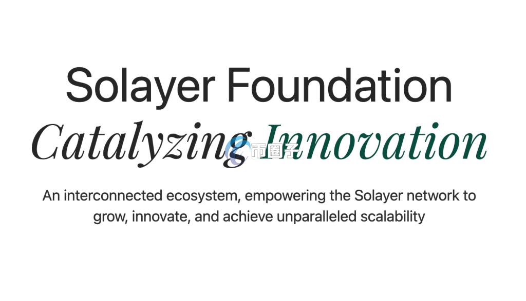 Solayer 基金会页面。